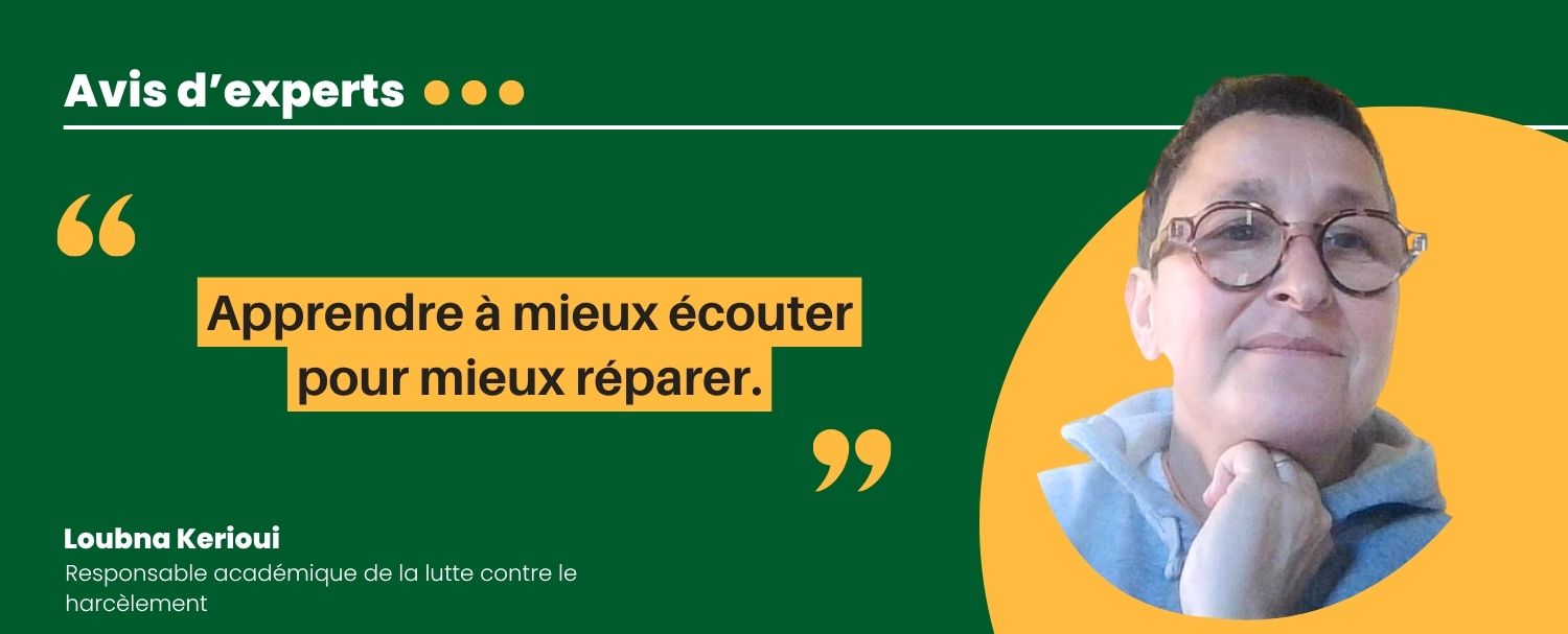 “Apprendre à mieux écouter pour mieux réparer”
